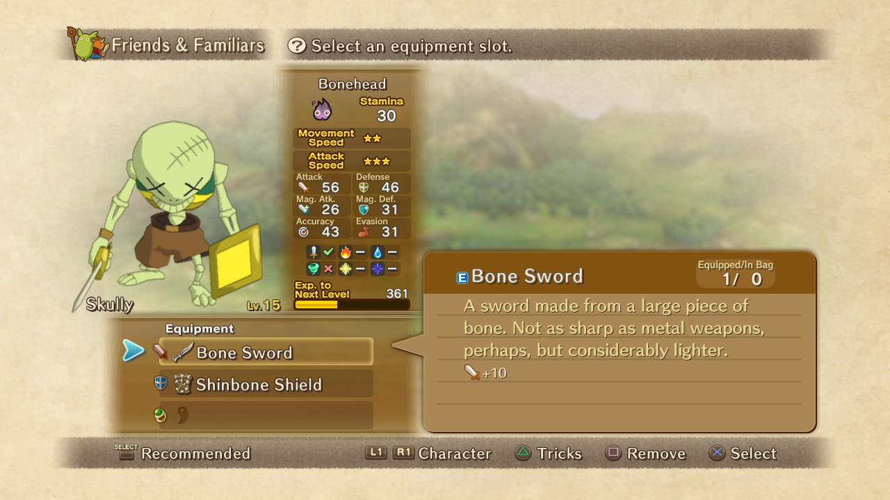 Ni No Kuni menu font. What are the fonts in the image? : identifythisfont