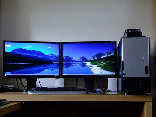 Desktop Auf 2 Monitore Erweitern Vista