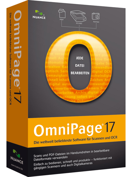 NuANCE OmNIPAGE 17 PrO WiTH PaPERPORT MuLTILINGUAL-SUNiSO