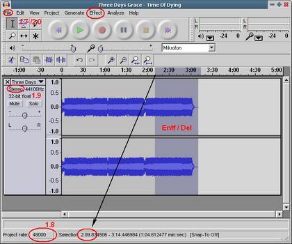 Audacity 1 3. 1.Converting our mp3 file to