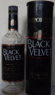 Black Velvet Flasche