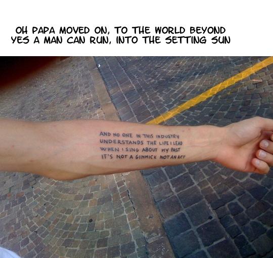 Sprüche unterarm innen tattoo Tattoo Unterarm