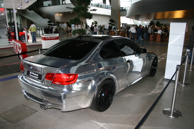I'm a huge BMWfan and proud owner but this chrome M3 is not really 
