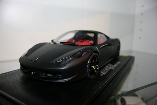 118 BBR Ferrari 458 Italia matt black limited of 50 pieces 