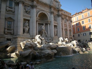 Fontana di Trevi, Rom 2009