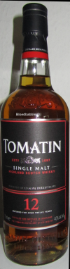 Tomatin 12 Whisky Flasche