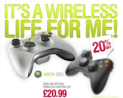 Xbox360 Wireless Controller günstig