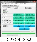 SSD-Bench meiner Samsung 840Pro 256GB ( net Optimal ich weis )