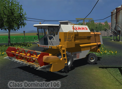 CLAAS Dominator 106 + Header (orange)