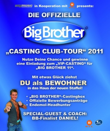 Im April startet die offizielle Big Brother Casting Club-Tour 5