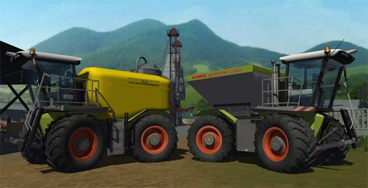 Claas Xerion SaddleTrack + Accessories