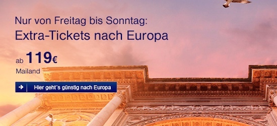 Lufthansa Ticket 119 Euro