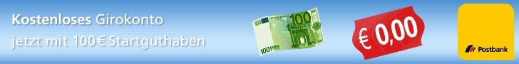 Postbank 100 Euro geschenkt