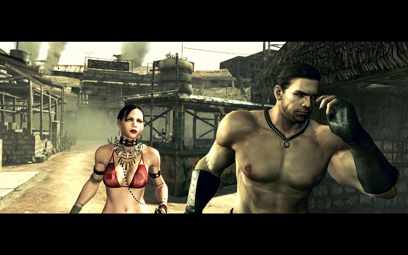 Shirtless Chris and naked (for the most part) Sheva mods are available now!...