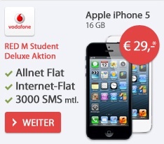 Vodafone Red M Student Iphone 5