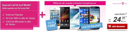 T-Mobile Special Call & Surf mit Auszahlung